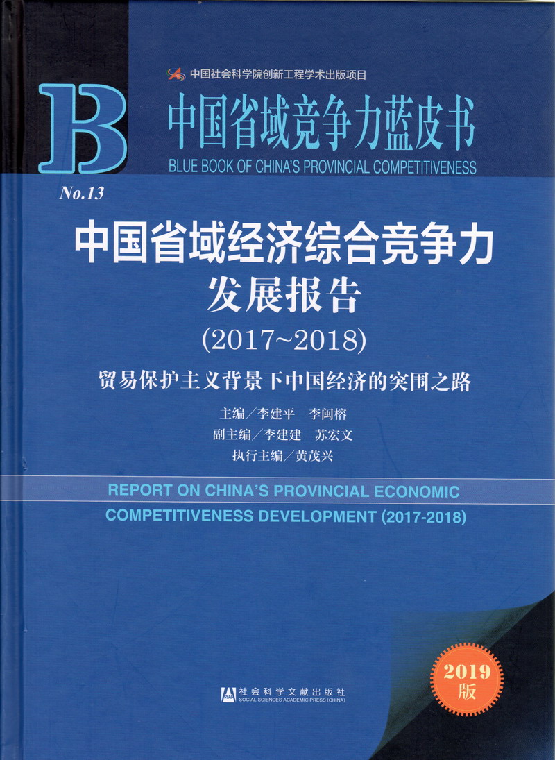 部艳被我插爽了中国省域经济综合竞争力发展报告（2017-2018）